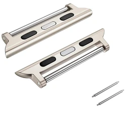 Watchband Connector for Apple Watch ultra 2 49mm 45mm 44mm 42mm 41mm Adapter for iWatch Ultra Series 9 8 7 6 5 22mm Width Straps