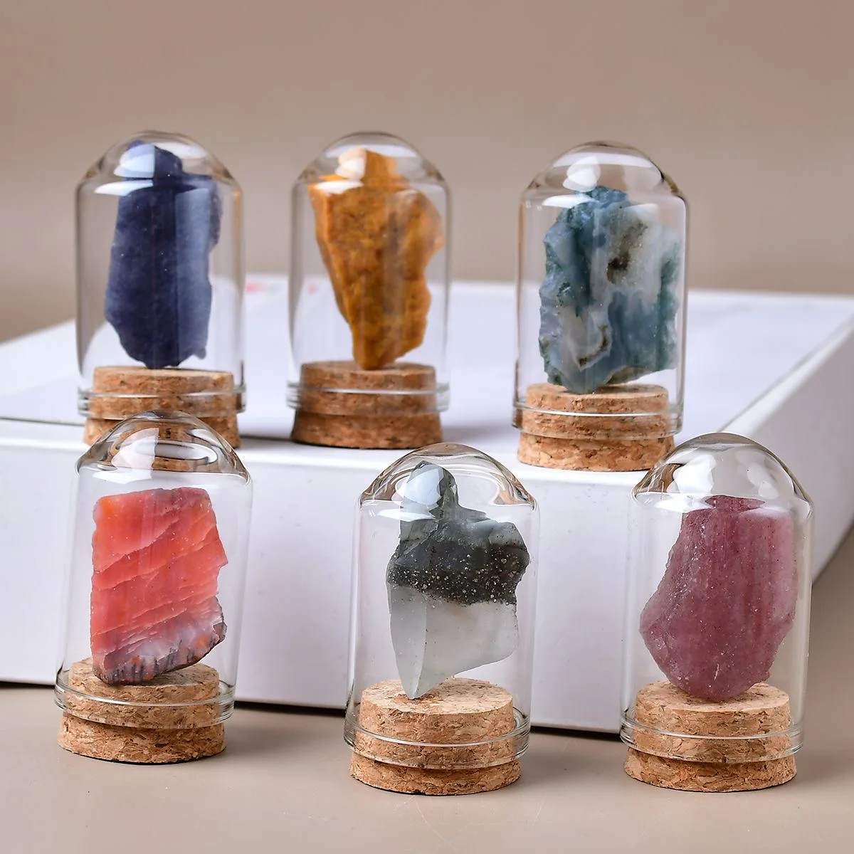 Natural Minerals Specimen Raw Stone Reiki Healing Crystal Home Decors Irregular Rock Crystal Collection Teaching Geology Educati