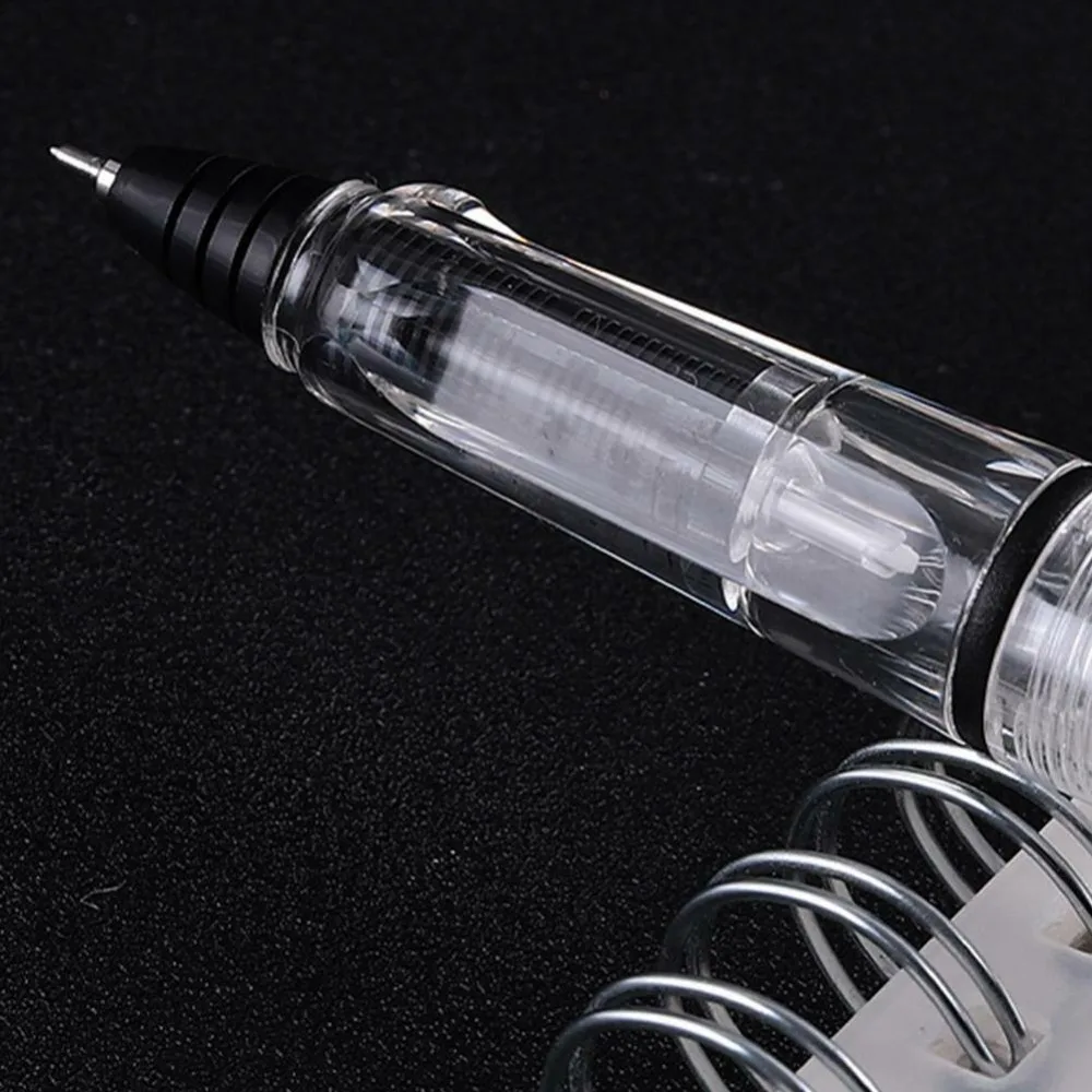 Student Handschrift transparenten Kolben Füll federhalter neuen Wassers tift transparenten Kugelschreiber Erwachsenen Büro Stift Stil neutralen Stift – Detail 7