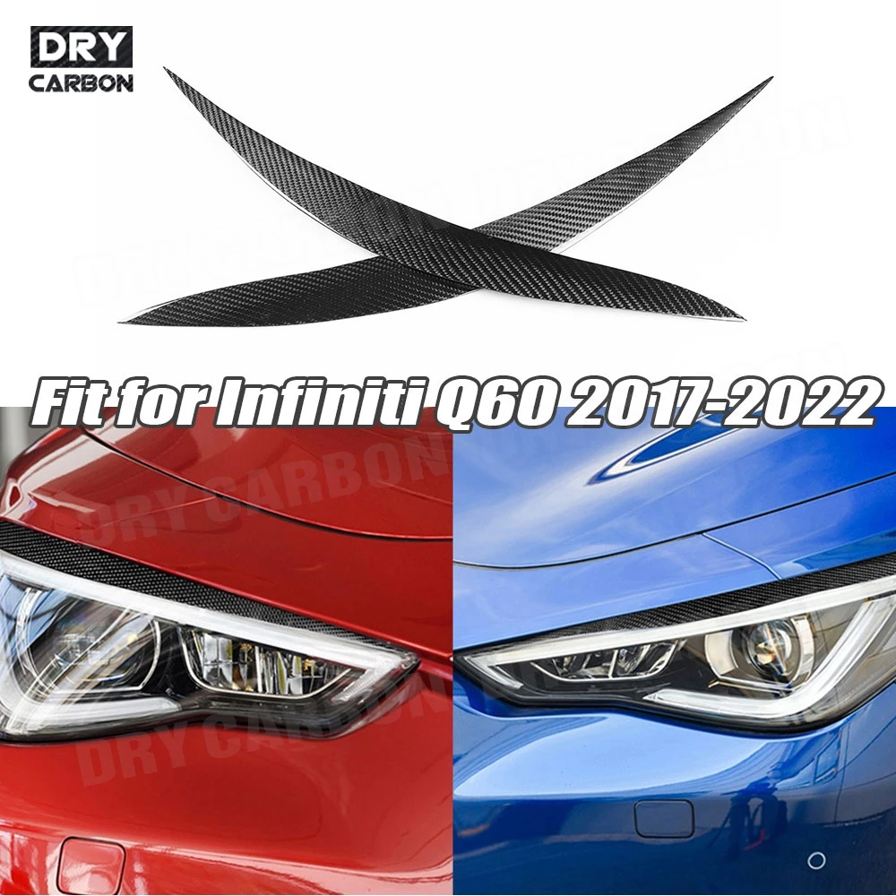 

Headlight Eyebrow Eyelid Trim Accessories for Infiniti Q60 2017-2022 for G35 V35 for QX70 2013-2016 for FX35 FX37 FX50 2002-2014