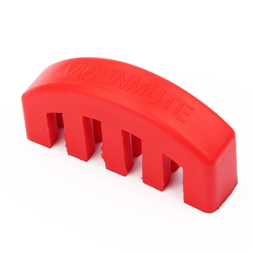 

Violin Accessories Rubber Violin Mute Durable Rubber Practice Mute Volume Control For Violin Strings Acoustic (Red)