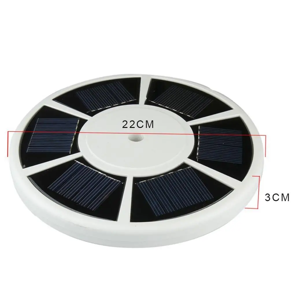 Waterproof Solar Flagpole LED Downlight Automatic Night Lamp Outdoor Lighting for Garden Decoration