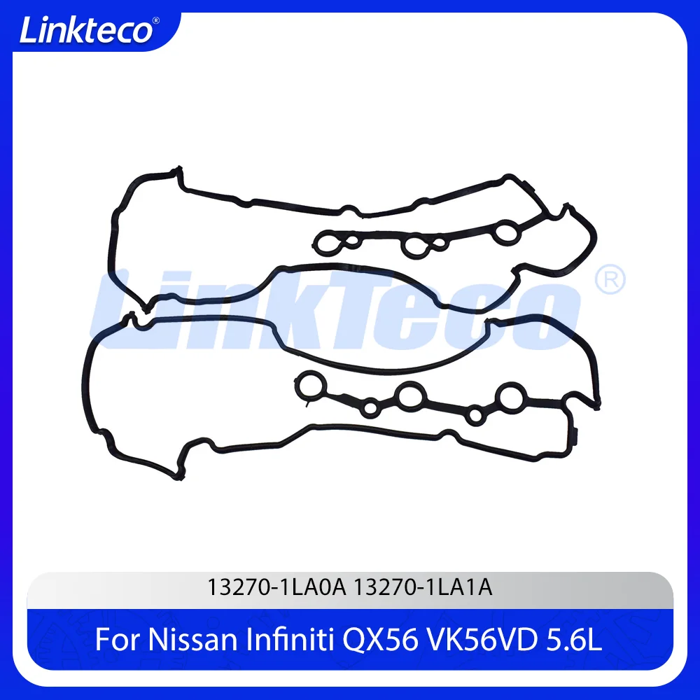 Engine Left Right Valve Cover Gaskets Kit Fit 5.6 L VK56VD For Nissan TITAN NV2500 NV3500 Armada Infiniti QX80 QX56 05-23 5.6L