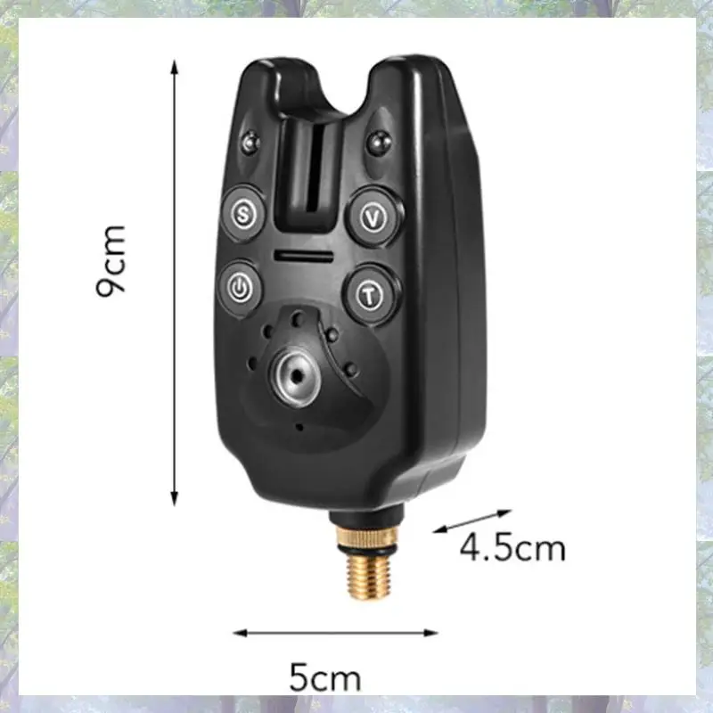 1 ピース鯉釣りバイトアラームボリューム感度制御 LED インジケータ釣り電子アラーム