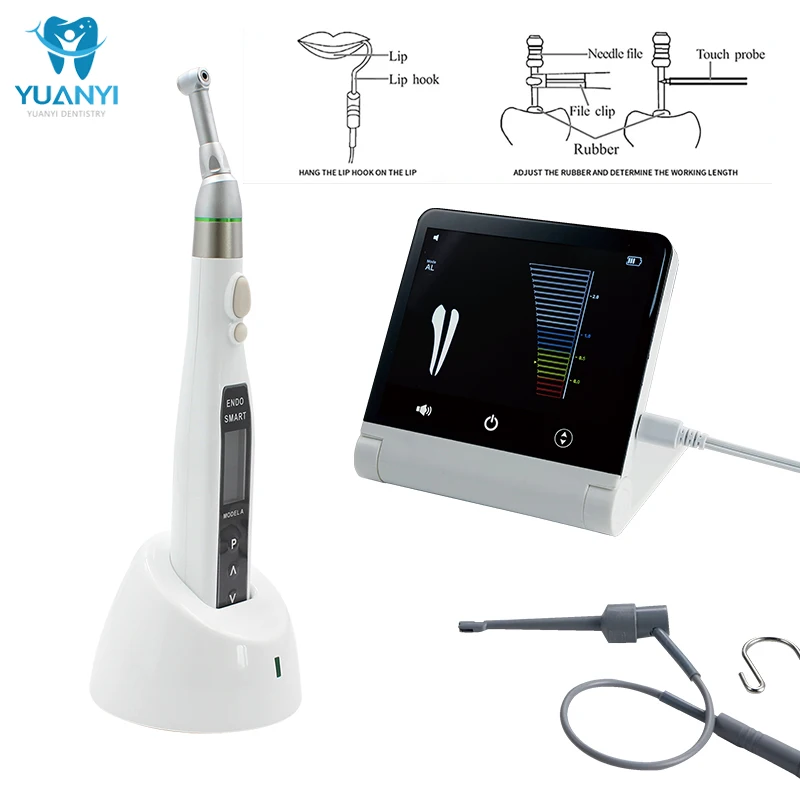 Dental Wireless Endomotor With Apex Locator / MINI Apex Locator With Endodontic Rotary Endo Motor With 16:1 Contra Angle Dentist