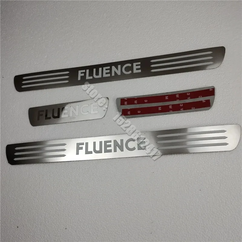 For Renault Fluence 2010 2011 2012 2013~2016 Stainless Steel Scuff Plate/Door Sill Scuff Plate Welcome Pedal Car  Accessories