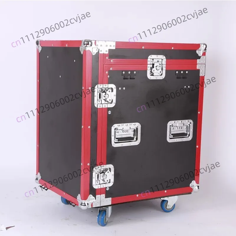 Customized 12U 16U Amplifier Flight Case Cabinet Stage Audio Mixer Equipment Cabinet Shockproof Flight Rack