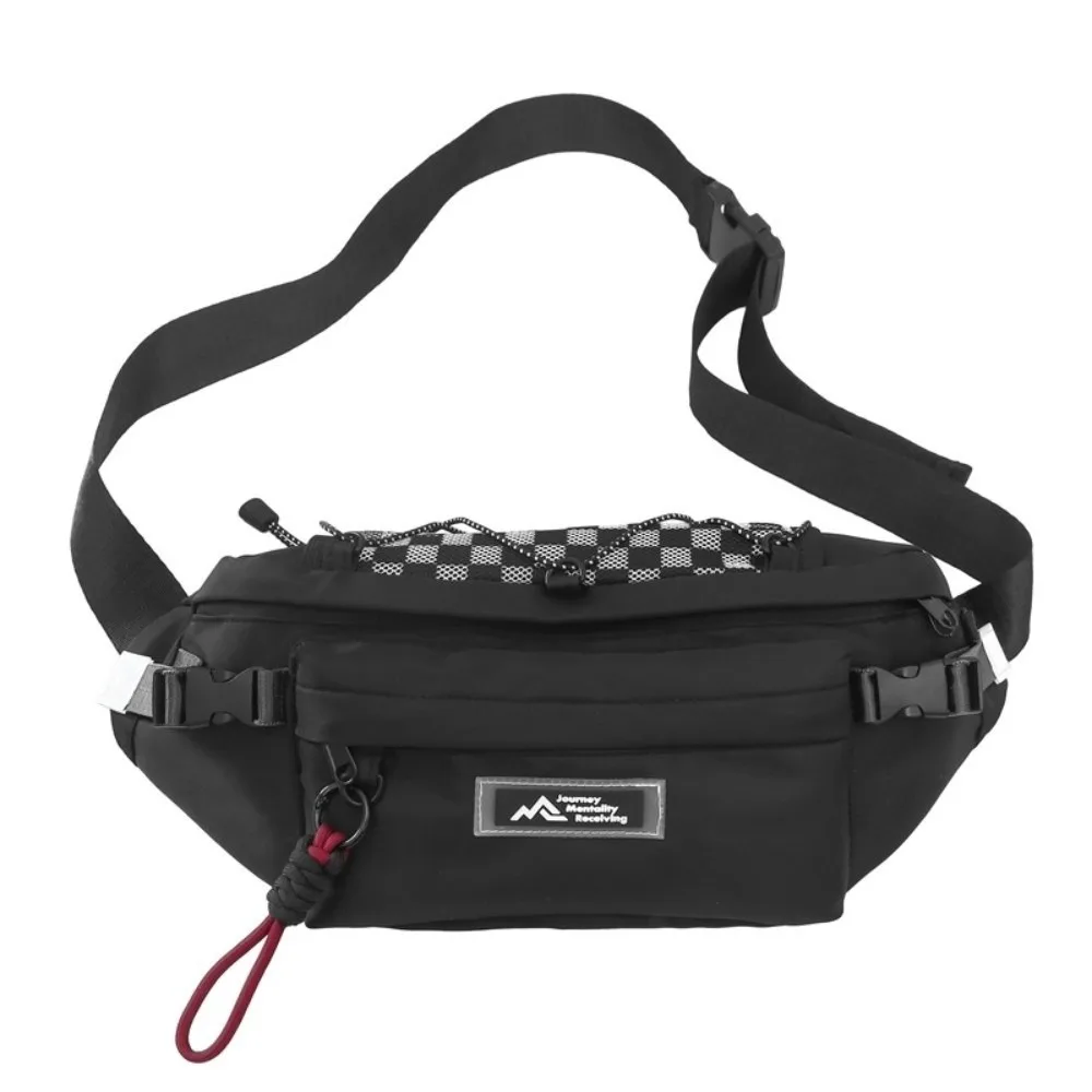 

Fashion Casual Men's Chest Bag Waterproof Commuting Nylon Shoulder Bag Breathable Multifunctional Crossbody Fanny Pack Unisex