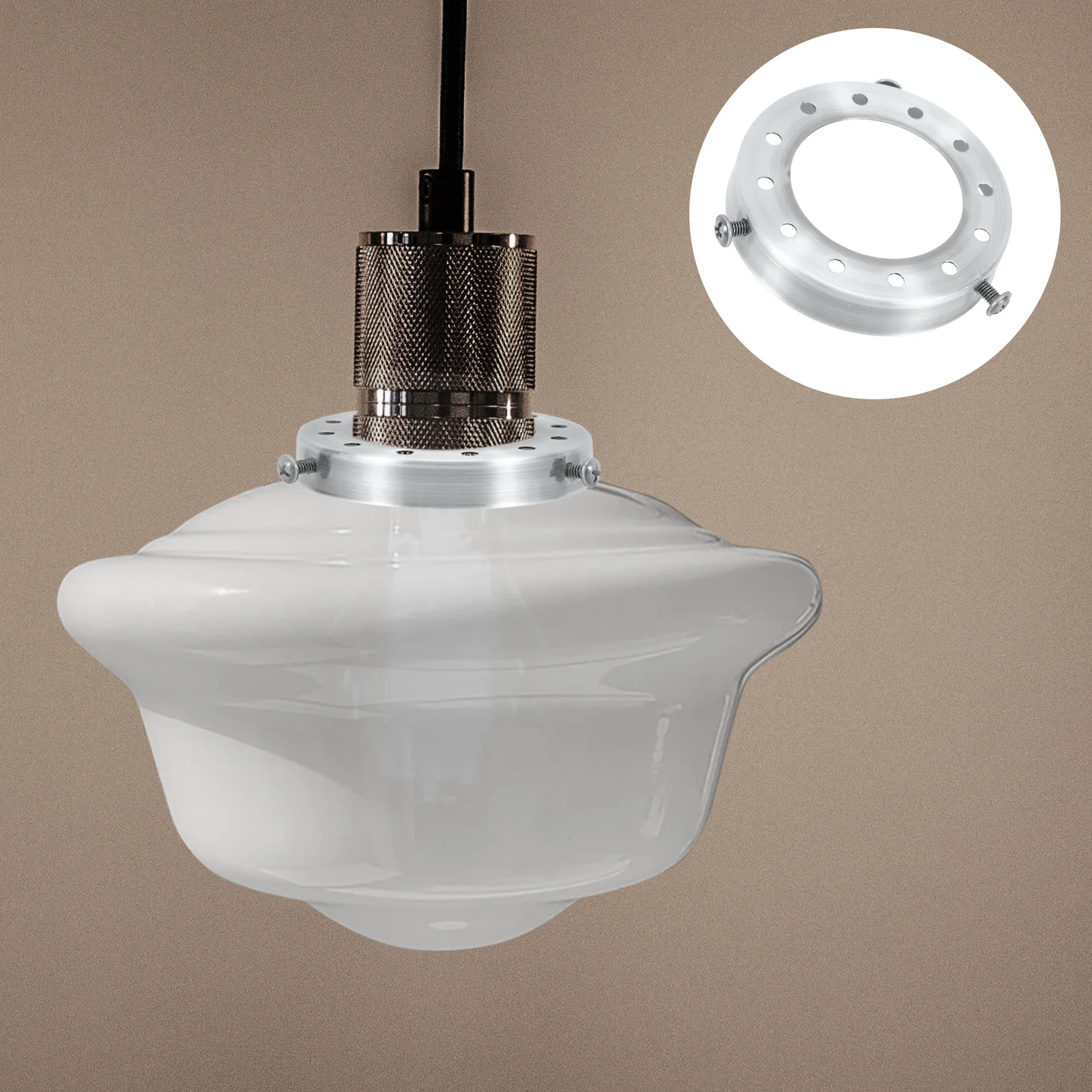 

Vintage 3-Hole Lamp Shade Adapter Ring Fixture Collar For Pendant Table Floor Lamps Metal Lampshade Fitting
