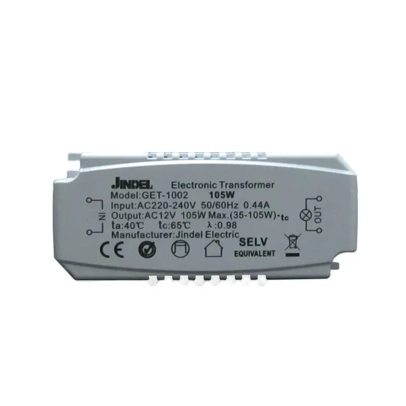 60W 105W 120W 160W transformator elektroniczny dla G4 lampa kryształowa lampa halogenowa kwarcowy AC220-240V 50/60Hz wejście AC12V wyjście zasilacz 12 v zasilacz 12v 60w przetwornica 230v na 12v przełącznik źródła zasi