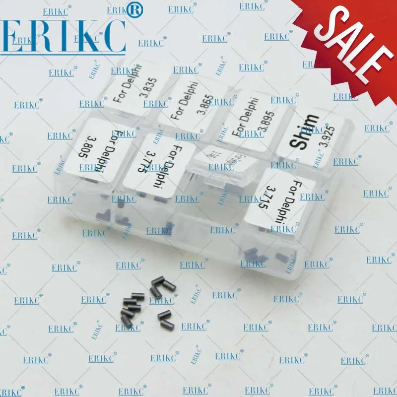80PCS Gaskets Shim 9308-028K Size 3.715-3.925mm Injector Nozzle Pin Adjust Washer Accuracy Total for Delphi Series Injector