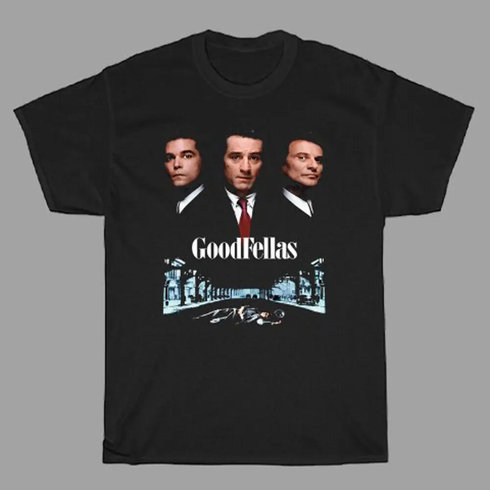 Goodfellas Three Wise    T-Shirt  Tees Cotton Luxury brand vintage oversized