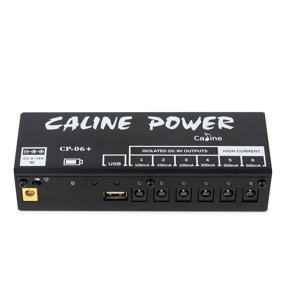 

Caline CP-06+ Guitar Effect Pedal Power Supply Provides 6 Independent Outputs Anti-Interference Noise Guitar Parts & Accessories