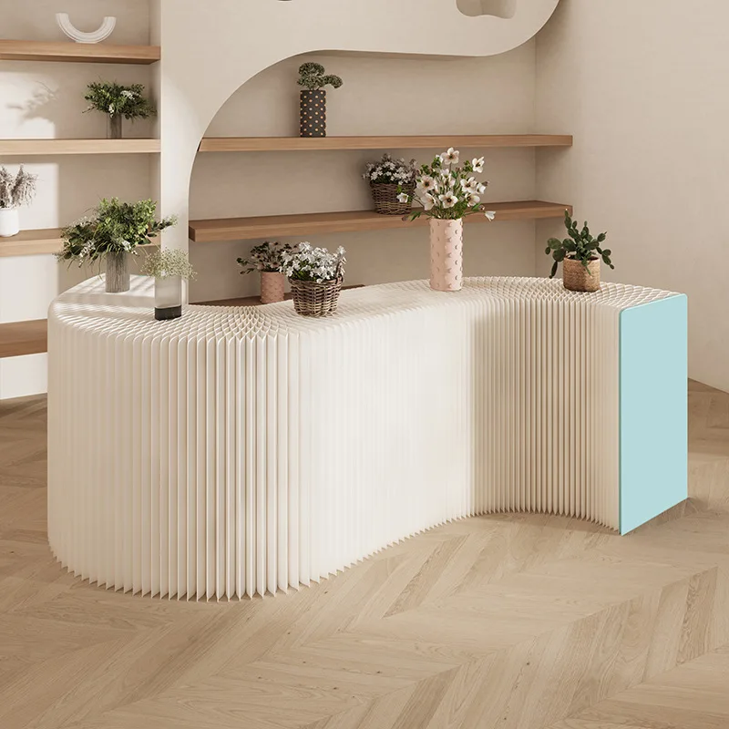 

Folding Strip Booth Window Product Shelf Display Cabinet