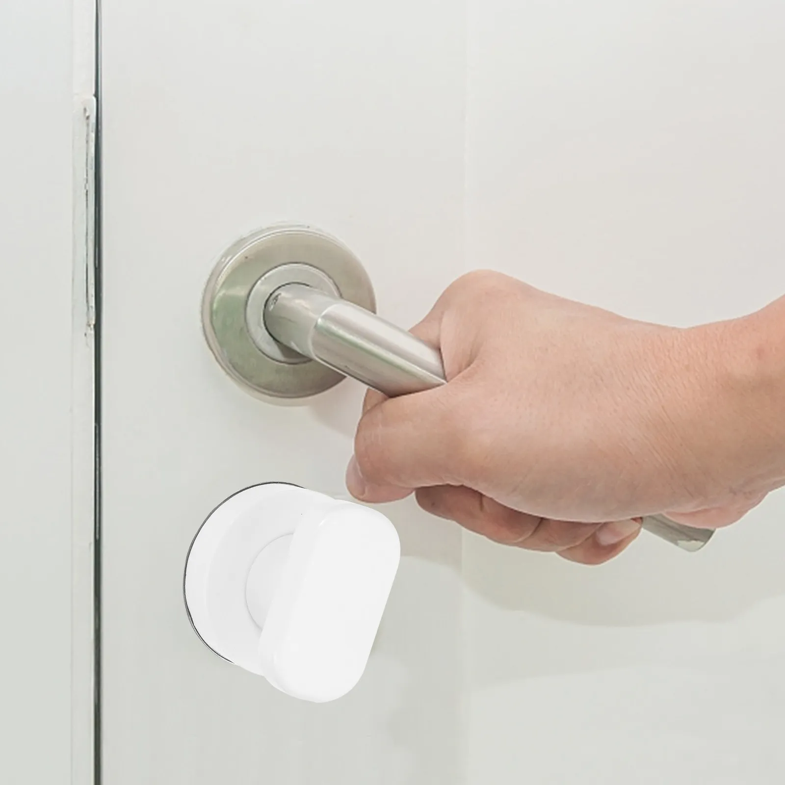 

Super Strong Suction Grab Bar for Bathroom Shower Glass Door Wall Mount No Drill Plastic Handle Extra Support for Elderly