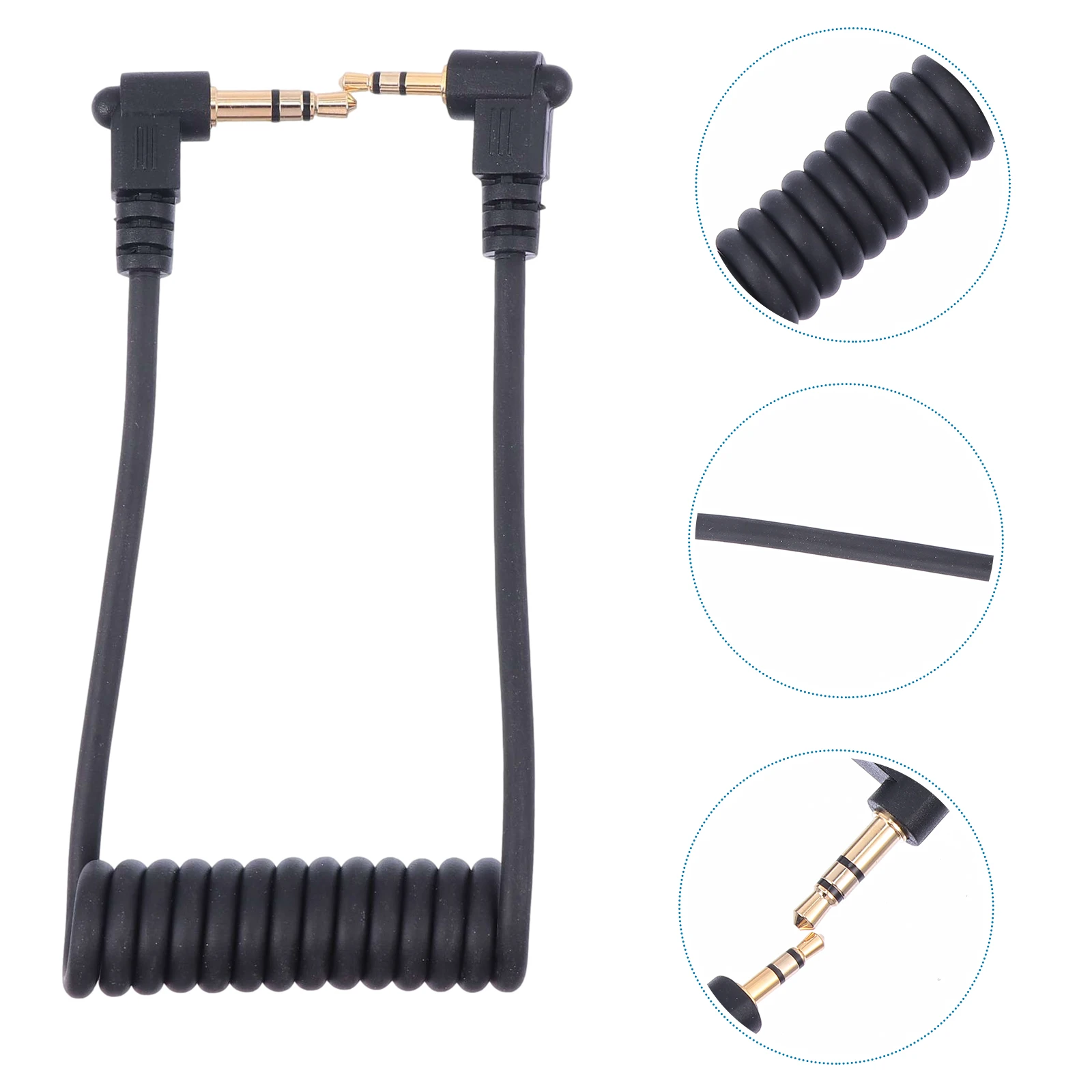 

2.5mm to 3.5mm Adapter Cable TRS TRRS Male Converter for Microphone Phone Recording VideoMicro Live Streaming Journalist Vlogger