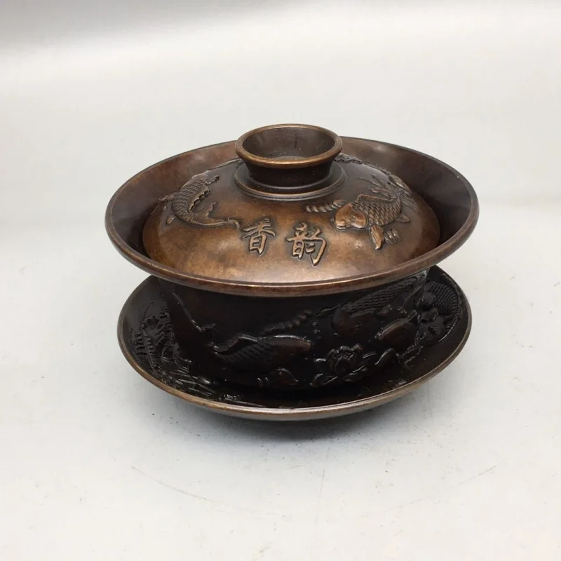 

bowl with lid, copper ornaments for the living room, tea cups, home decor crafts