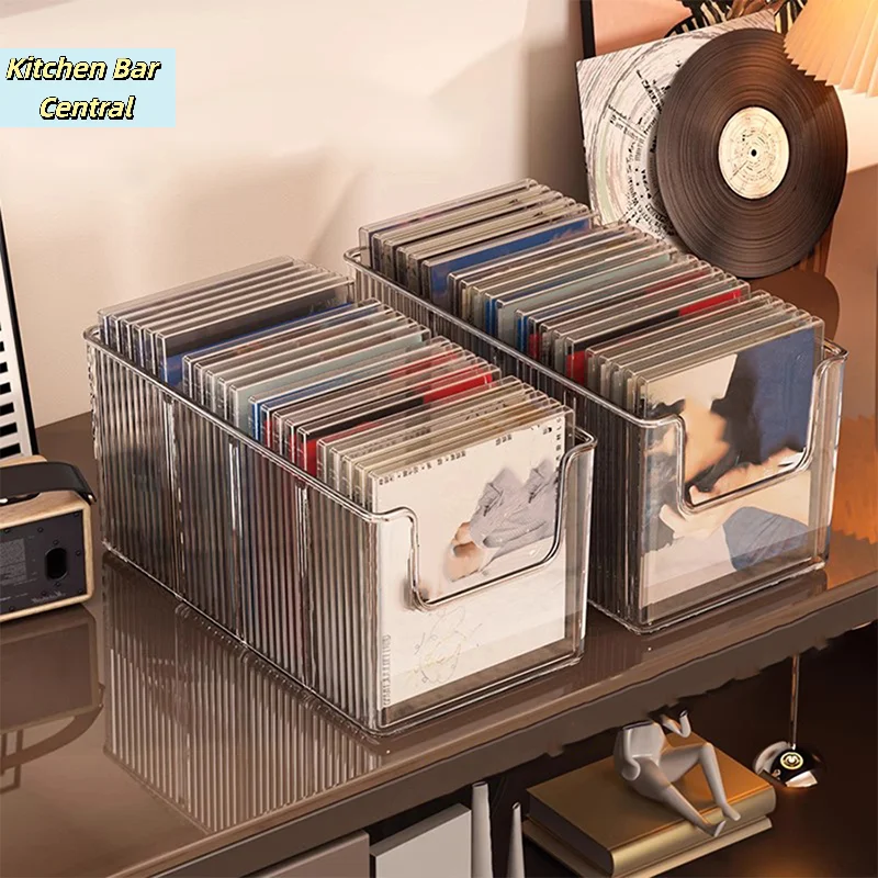 【1 Stück leeres CD-Disc-Aufbewahrungsregal, schwarzer Vinyl-Schallplatten-Magnetband-Displayhalter, Sammelalbum, Aufbewahrungsbox】