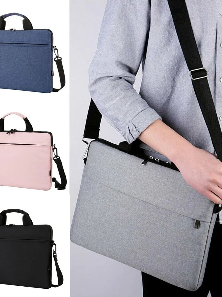 Large Capacity Protective Pouch Shockproof Laptop Sleeve Case Shoulder Bag Notebook Cover Laptop Handbag For HP Dell Lenovo