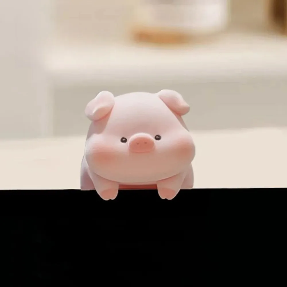 

Флокированный компьютерный монитор, украшение для стола, компьютерный экран, модель животного, панда, собака, слон, центральная консоль, кукла