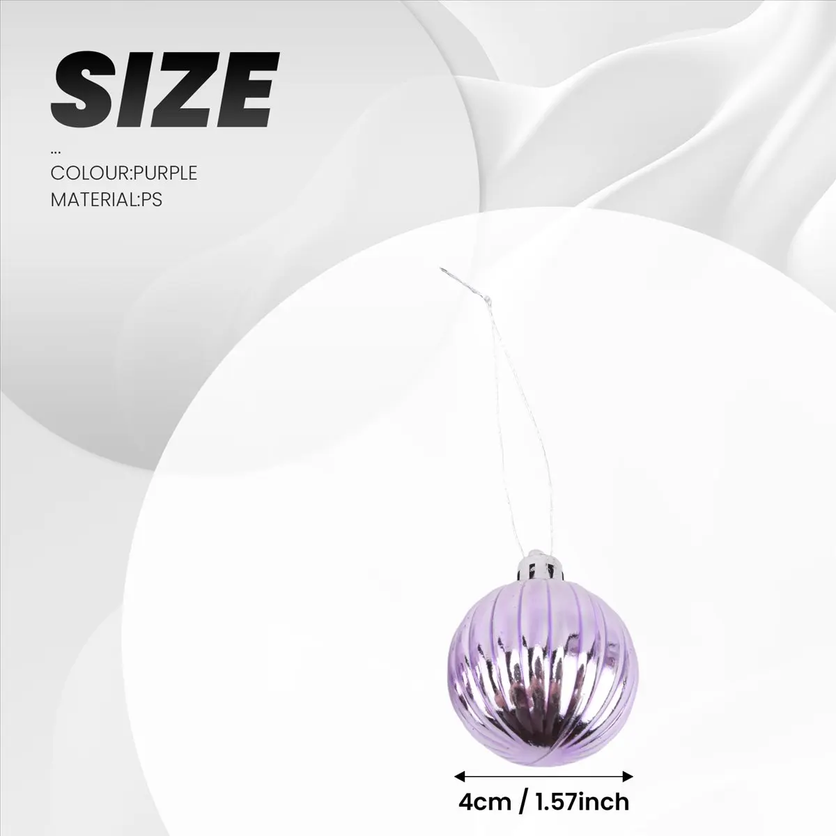 KSOL Christmas Ornaments Shatterproof Christmas Tree Ornament Set Christmas Balls Decoration New