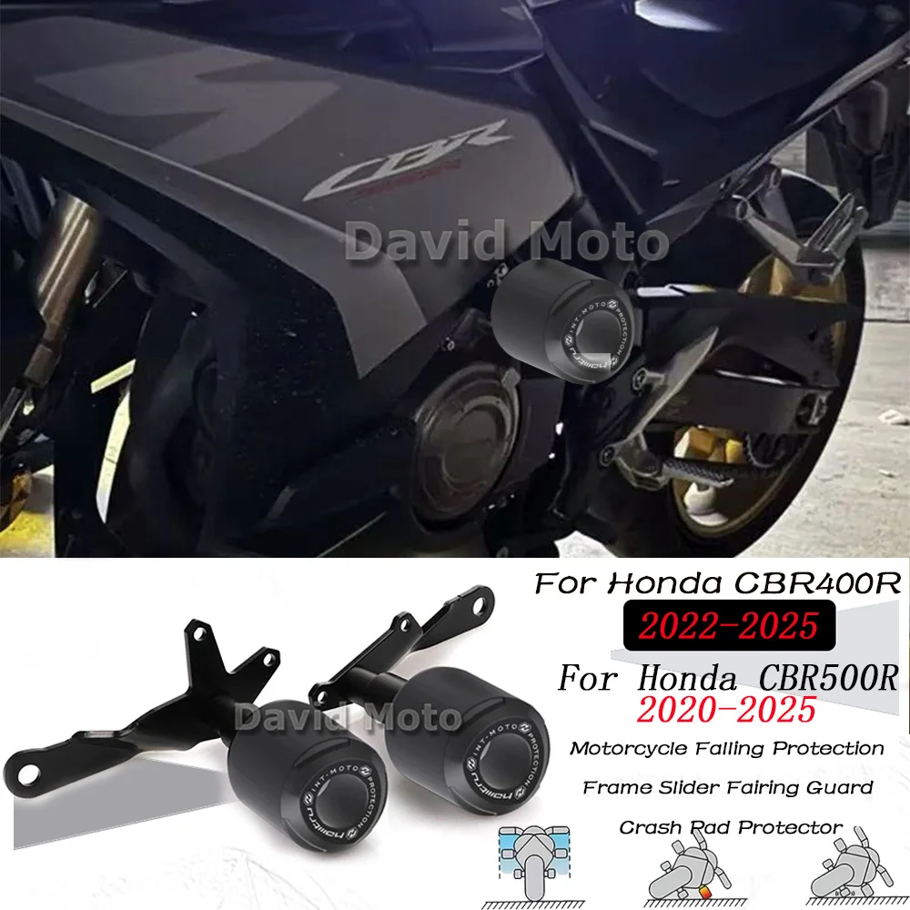 

For HONDA CBR500R CBR 500R 2021-2025 CBR500 R Motorcycle CNC Falling Protection Frame Slider Fairing Guard Crash Pad ProtectorV