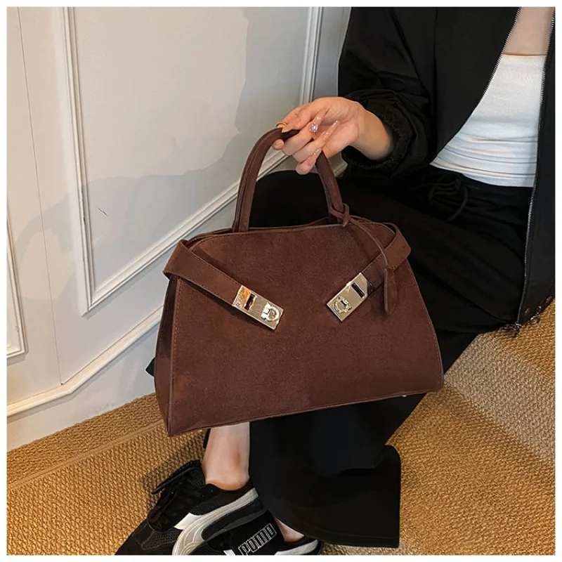 

Роскошная женская большая сумка из тонкой кожи, повседневная парижская модная аккуратная сумка ​