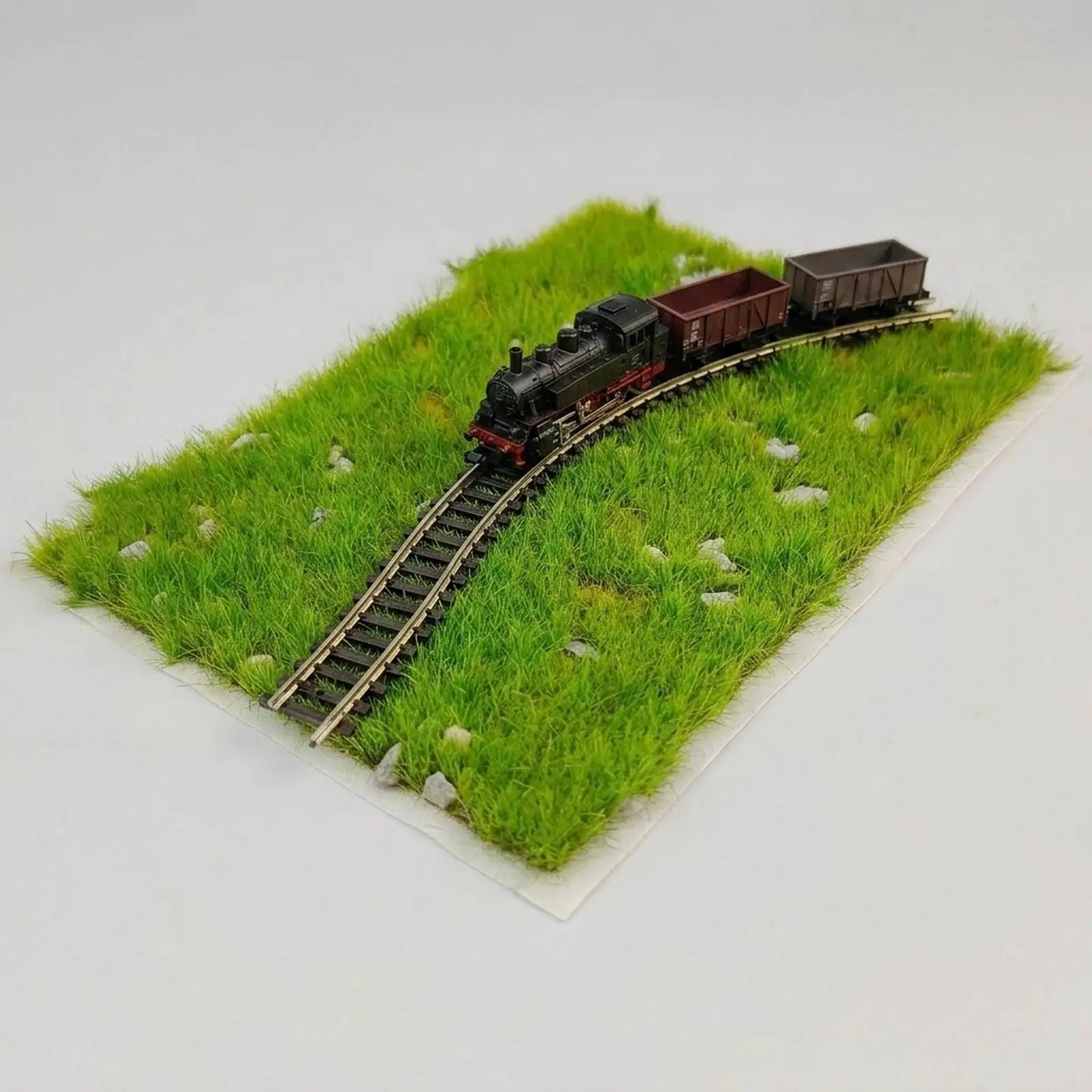 Artificial Grass Fairy Garden Turf, Static Grass Tuft Model, Artificial Grass Modeling for Railroad Scenery ,DIY Model Ornament
