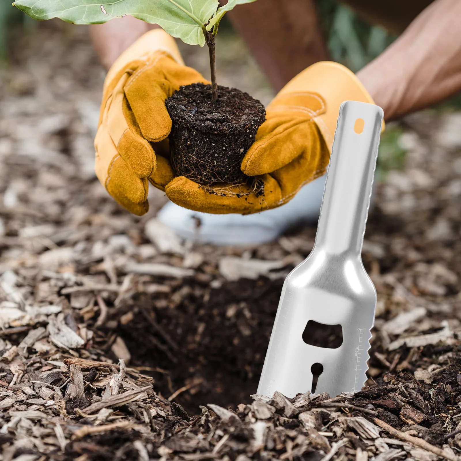 

1 Set Multifunctional Camping Garden Survival Outdoor Military Shovel Lightweight Durable Metal Hand Shovel Backpacking Gear For