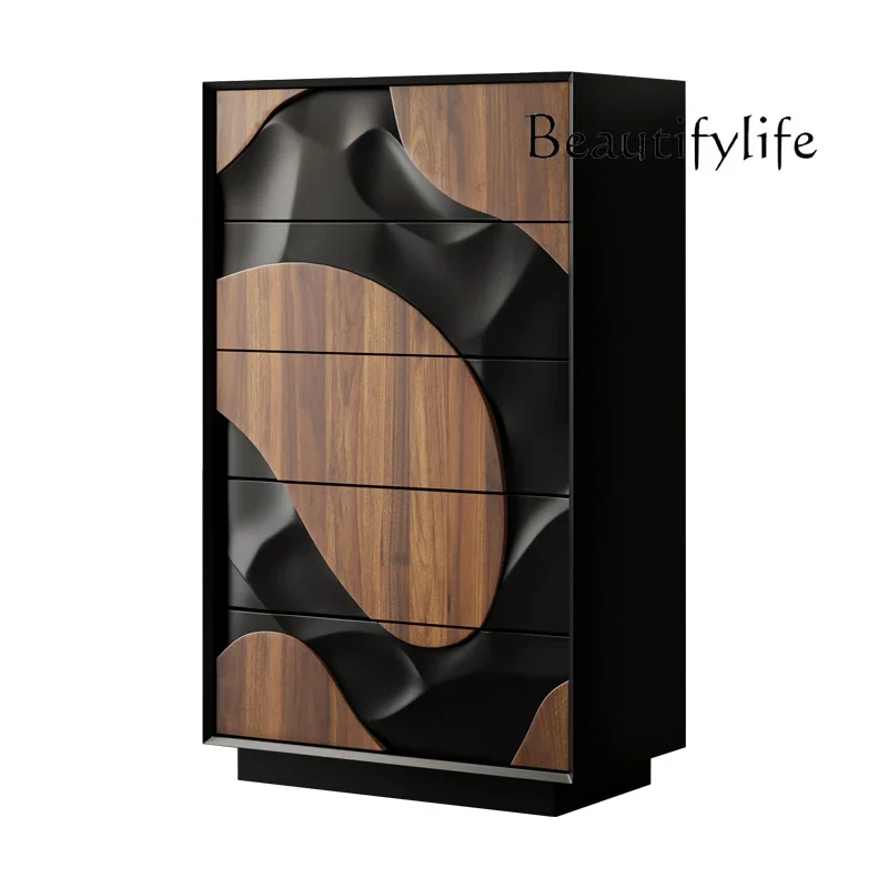 YZ Double Color, Antique Art, Porch Cabinet, Multi-functional Storage, Decorative Designer Style, High Sense
