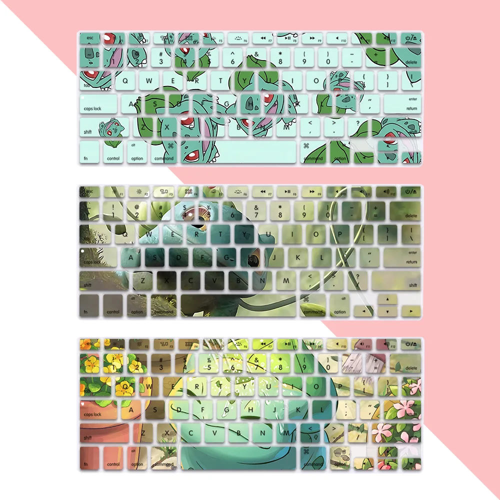 

Bulbasaurs US Layout Soft Silicone Keyboard Cover for Macbook pro A1278 A1286 Retina A1425 A1502 A1398 Air A1369 A1466