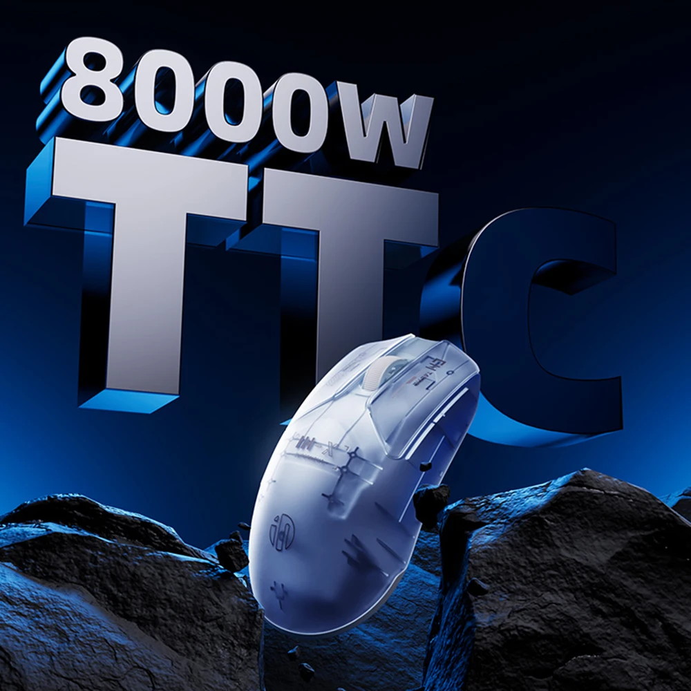 

Inphic INX/INX SE Wireless Mouse Dual Mode PAW3395 8K Lightweight Mecha Style E-sports Gaming Mouse Office PC Accessories