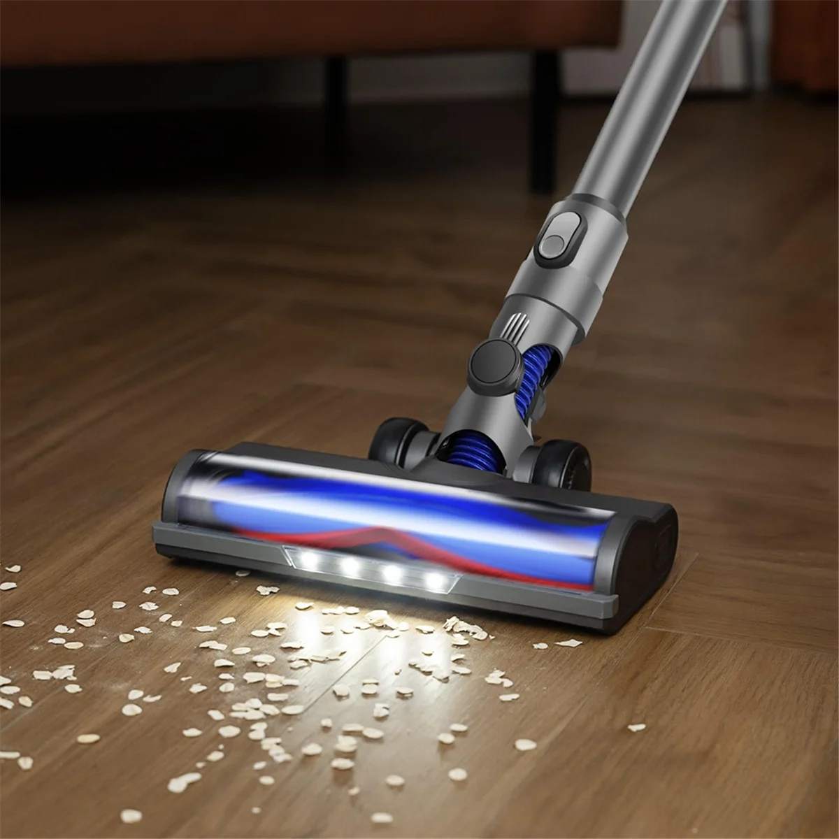 Dyson v6掃除機用フロアブラシヘッド,LEDライト付きアタッチメント,交換部品,dc59,dc61,dc62,dc74