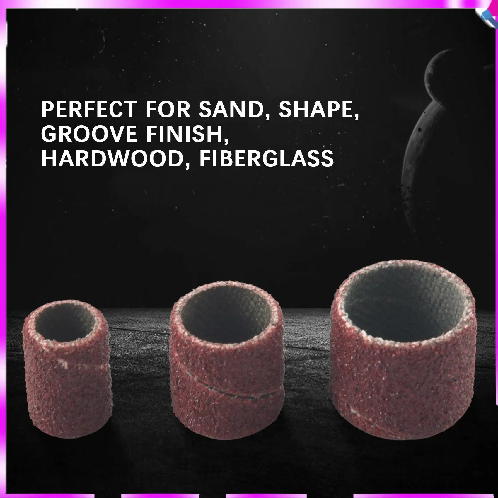 

N96R Jumbo 51Pc Drum Sanding Kit - Fits For Dremel - Includes Rubber Drum Mandrels - 1/2, 3/8 & 1/4 Inch