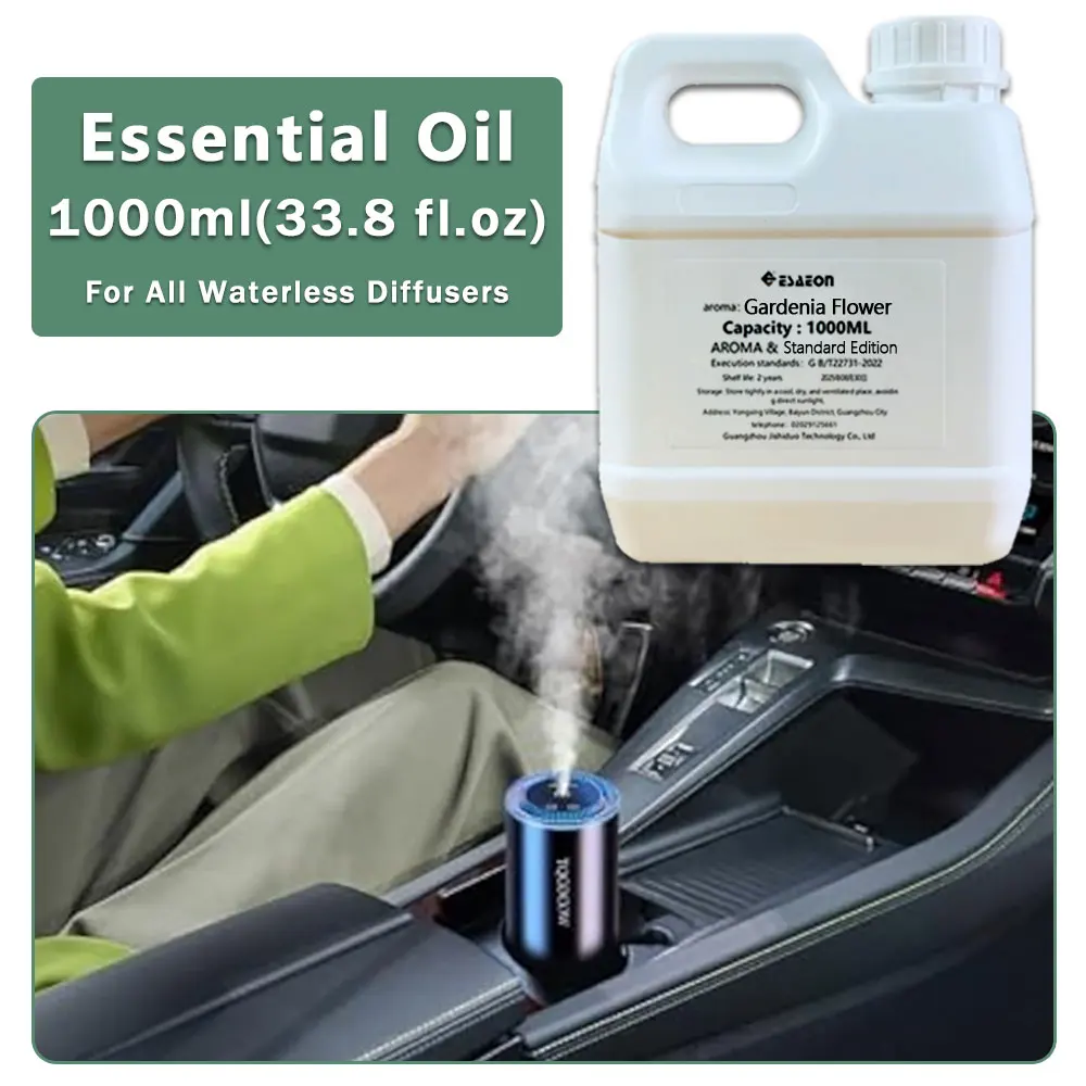 ESAEON Supplement Essential Oil For Aroma Diffusers, For All Waterless Aromatherapy Machines, Gardenia Flower-1000ML(33.8 fl.oz)