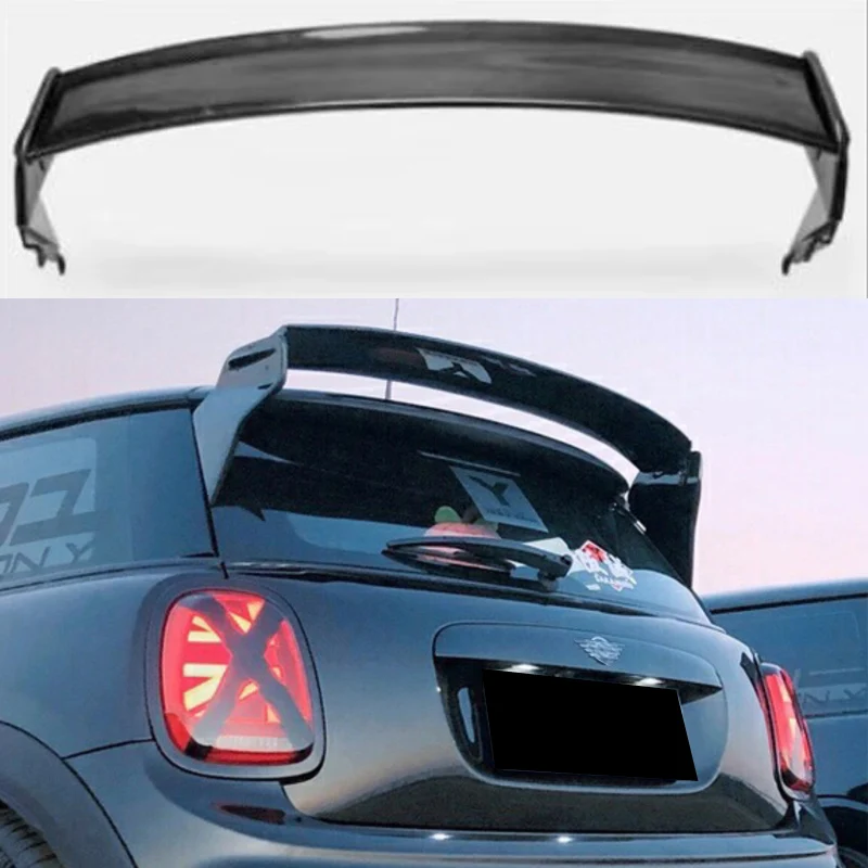 GP Style Carbon Fiber Spoilers For Mini R56 Rear Spoiler Wing with adjustable blade Exterior accessories Body Kit 2014-2020