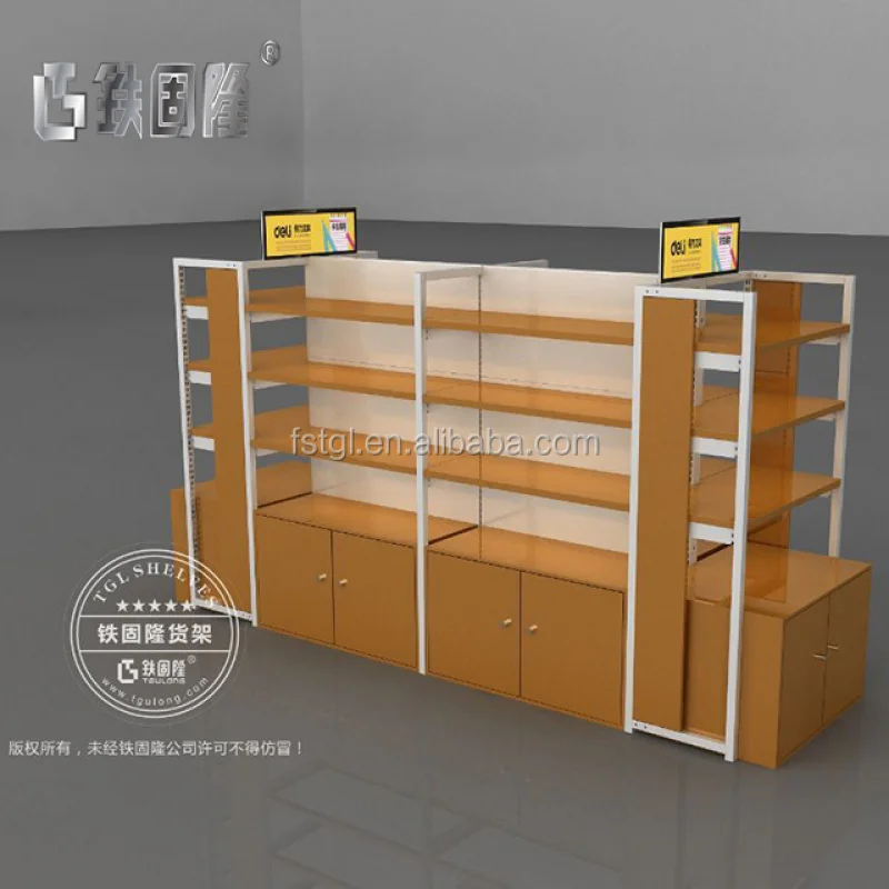 Rak Display batu kawat logam kosmetik, rak Display Batu Desain unik ritel