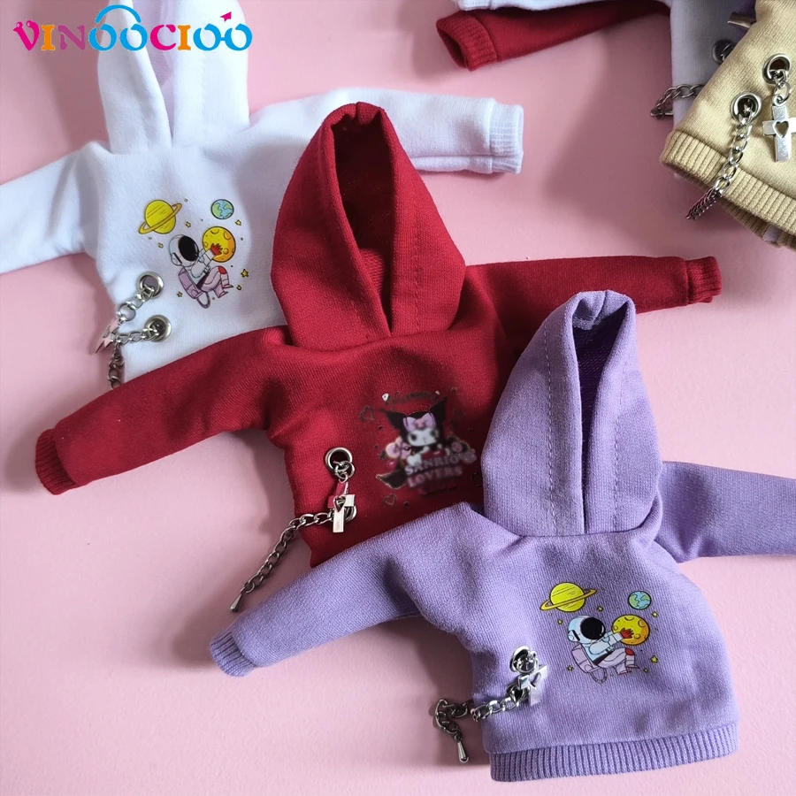 Well made 30cm BJD Doll Clothes Hoodie Cute Spaceman Doll Clothes for 1/6 BJD SD Doll Accessories