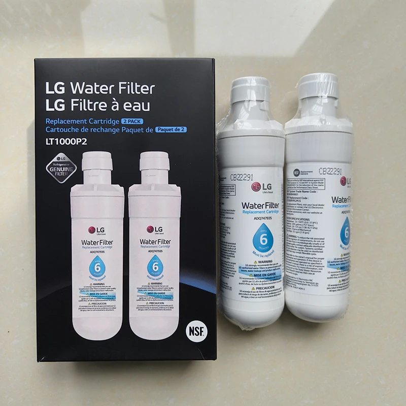 LT1000P ADQ747935 لـ LG LT1000P/PC/PCS فلتر مياه الثلاجة، LMXS28626S، LFXS26973S، MDJ64844601، ADQ74793501، ADQ74793502