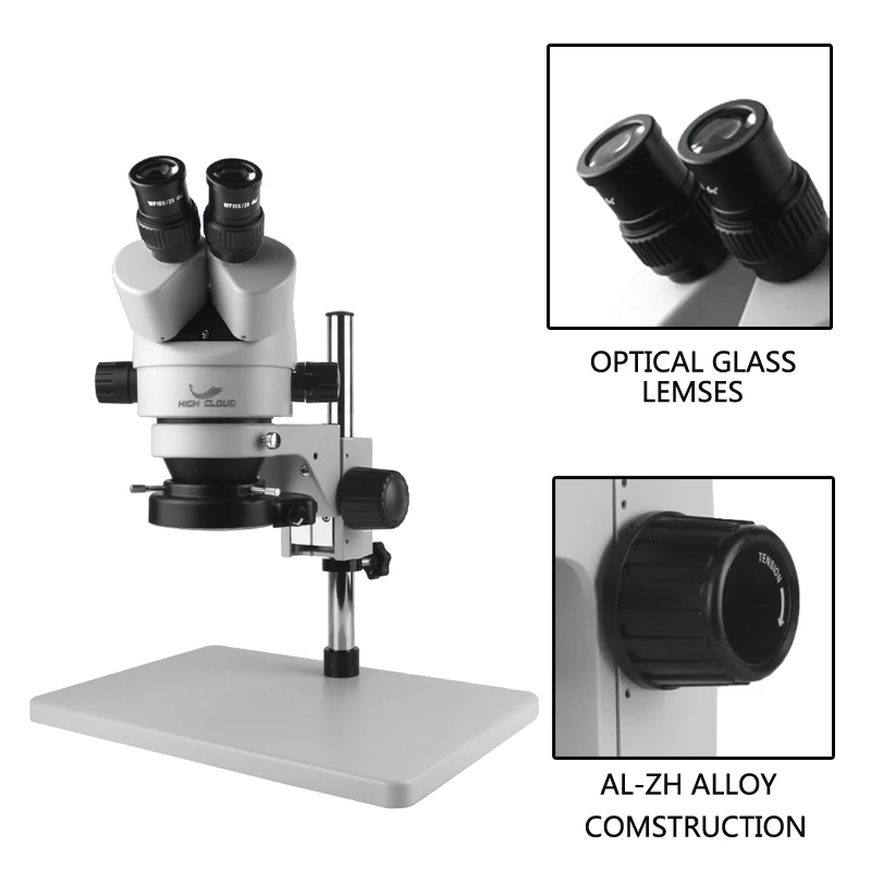 3.5X-90X microscopio trinoculare Stereo Simul-focale 4K 2K 48MP 1080P videocamera digitale USB HDMI per riparazione saldatura telefono PCB