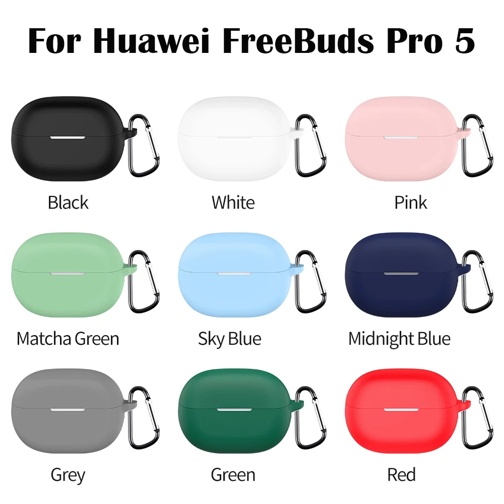 Weiche Silikon-Kopfhörerabdeckung für Huawei FreeBuds Pro 5 Hülle Schutzhülle für Huawei FreeBuds Pro5 Funda Kopfhörerzubehör