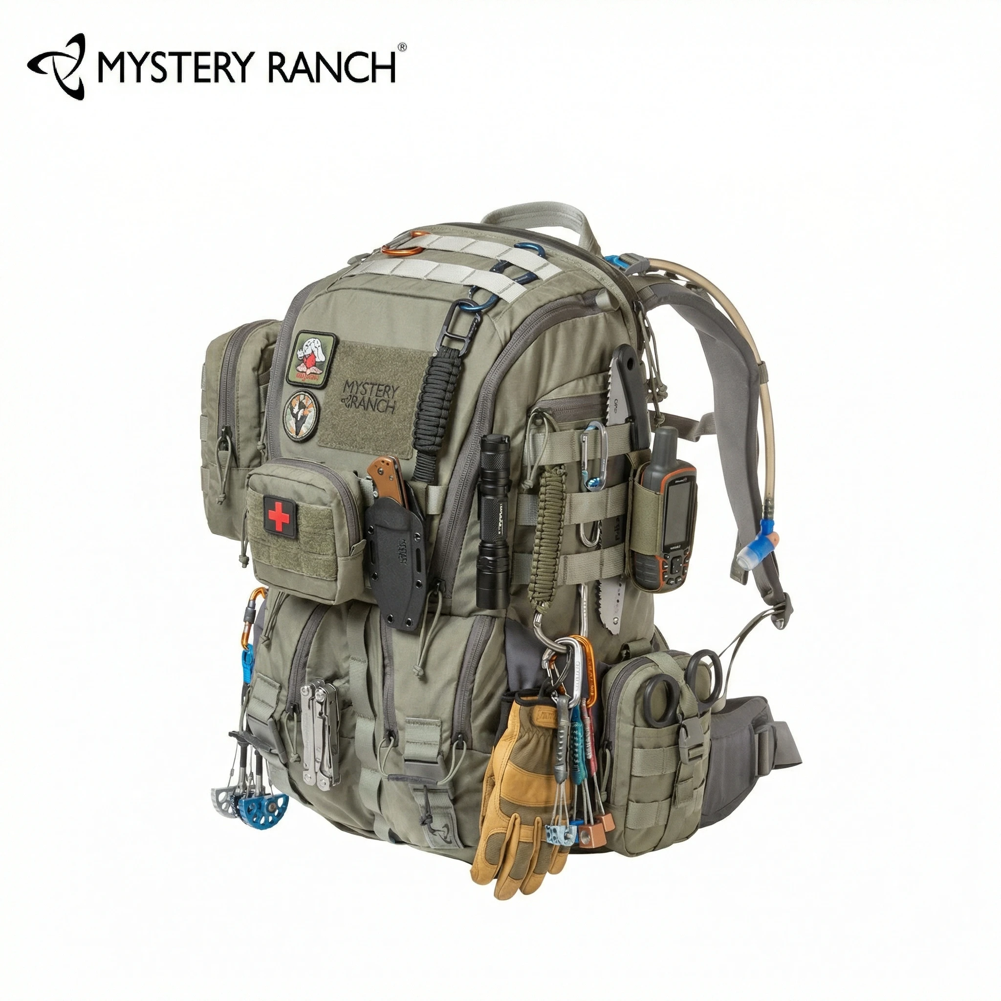 Mysterious Ranch RIP Bergsteiger-Reiserucksack – 32 l, robuster Outdoor-Wanderrucksack für Reisen und Camping – Detail 10