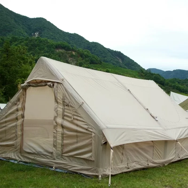 เต็นท์แคมป์ปิ้งกันน้ำขนาดใหญ่ เต็นท์ลม เต็นท์เป่าลม สำหรับนักท่องเที่ยว กิจกรรมกลางแจ้ง ผ้าอ็อกซ์ฟอร์ด คุณภาพสูง
