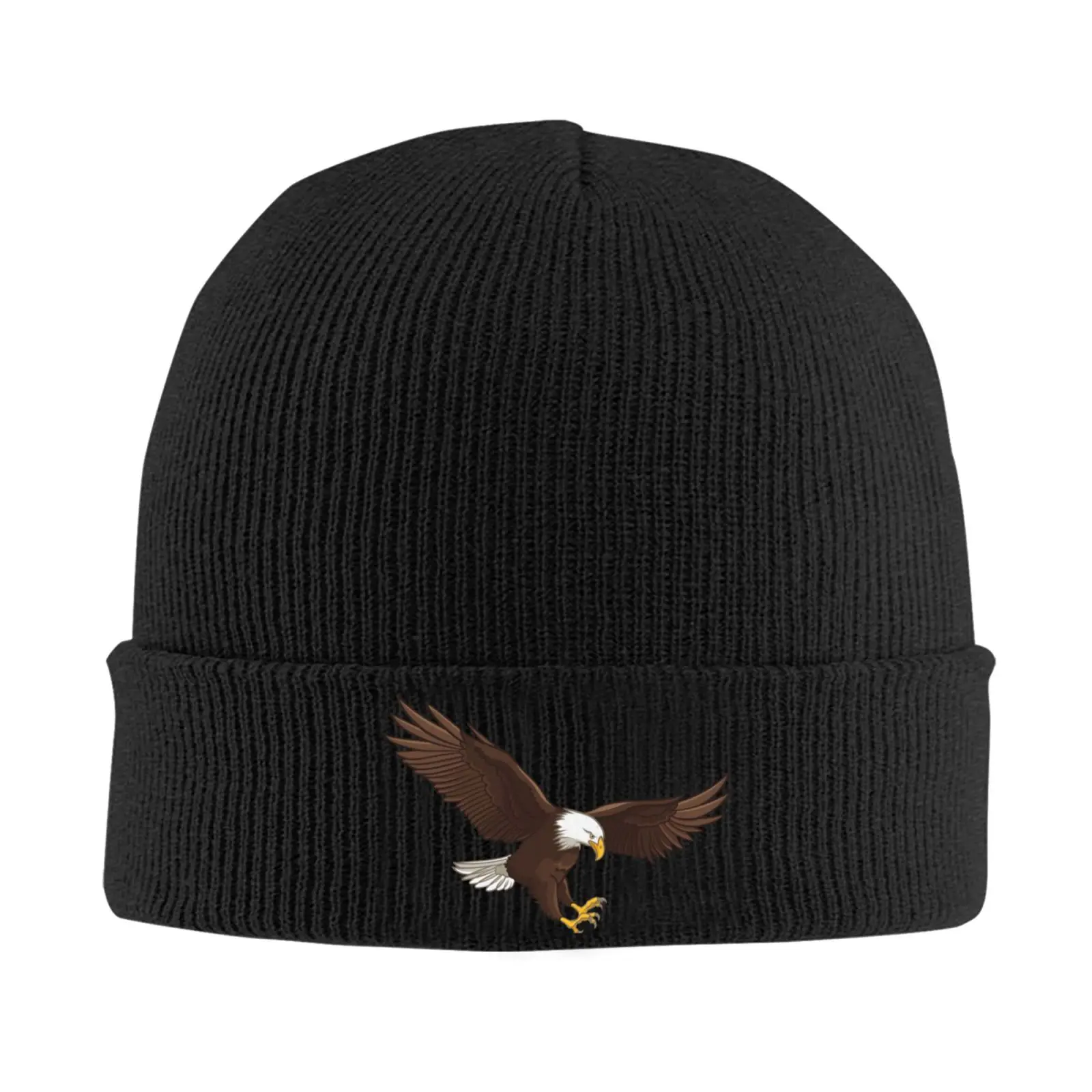 

Eagle Pattern Hats Skullies Beanies Caps for Men Women Unisex Trend Winter Warm Knitted Hat Adult