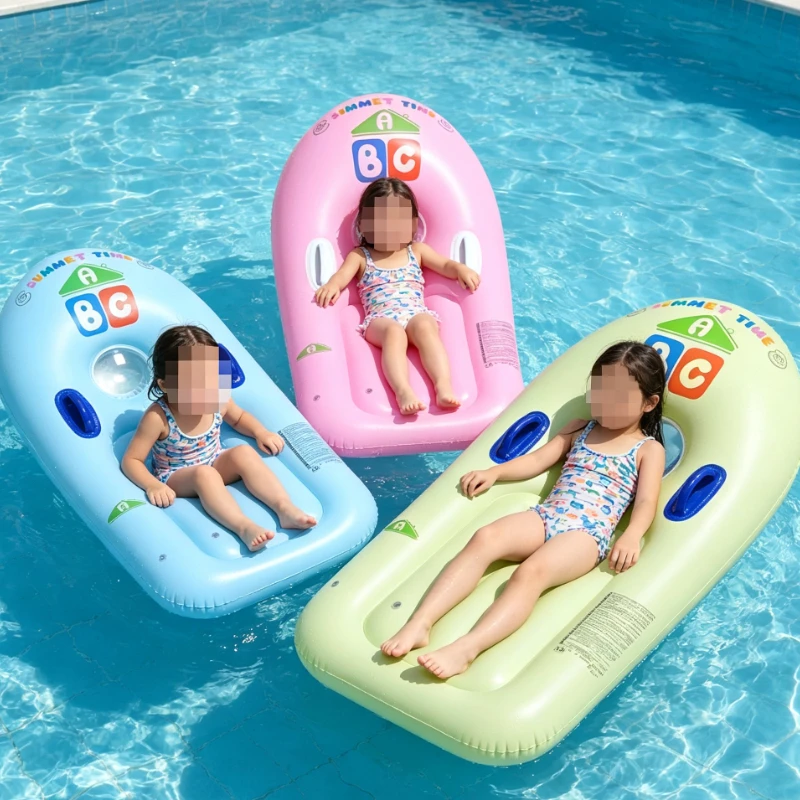 Summer Mini Inflatable Swimming Ring Pool Water Float Raft Surfboard Bed Learn to Swim Pool Supplies