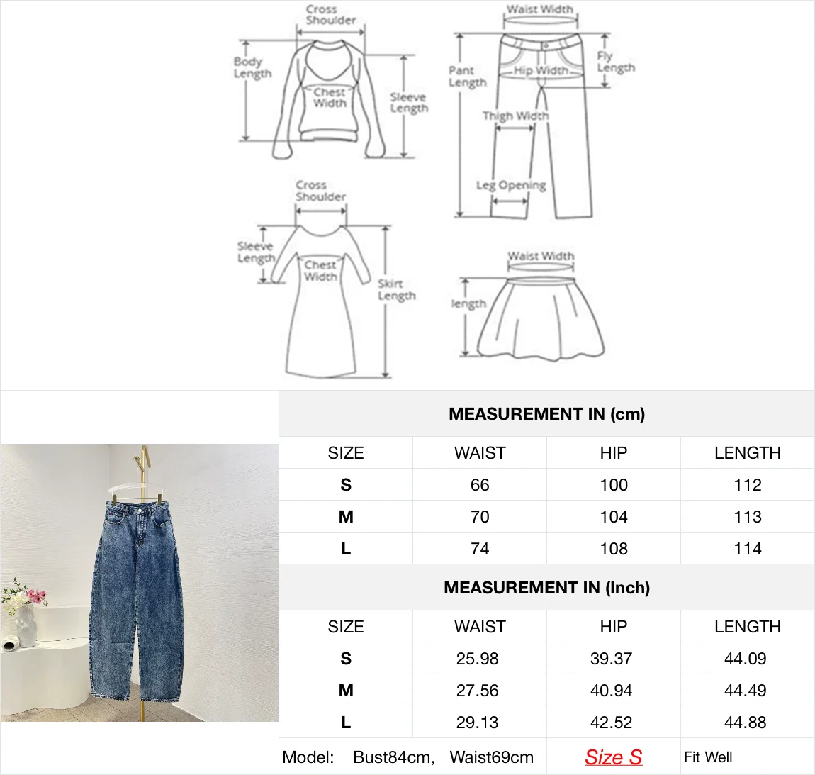 Jeans da donna Pantaloni bianchi Mutande estive