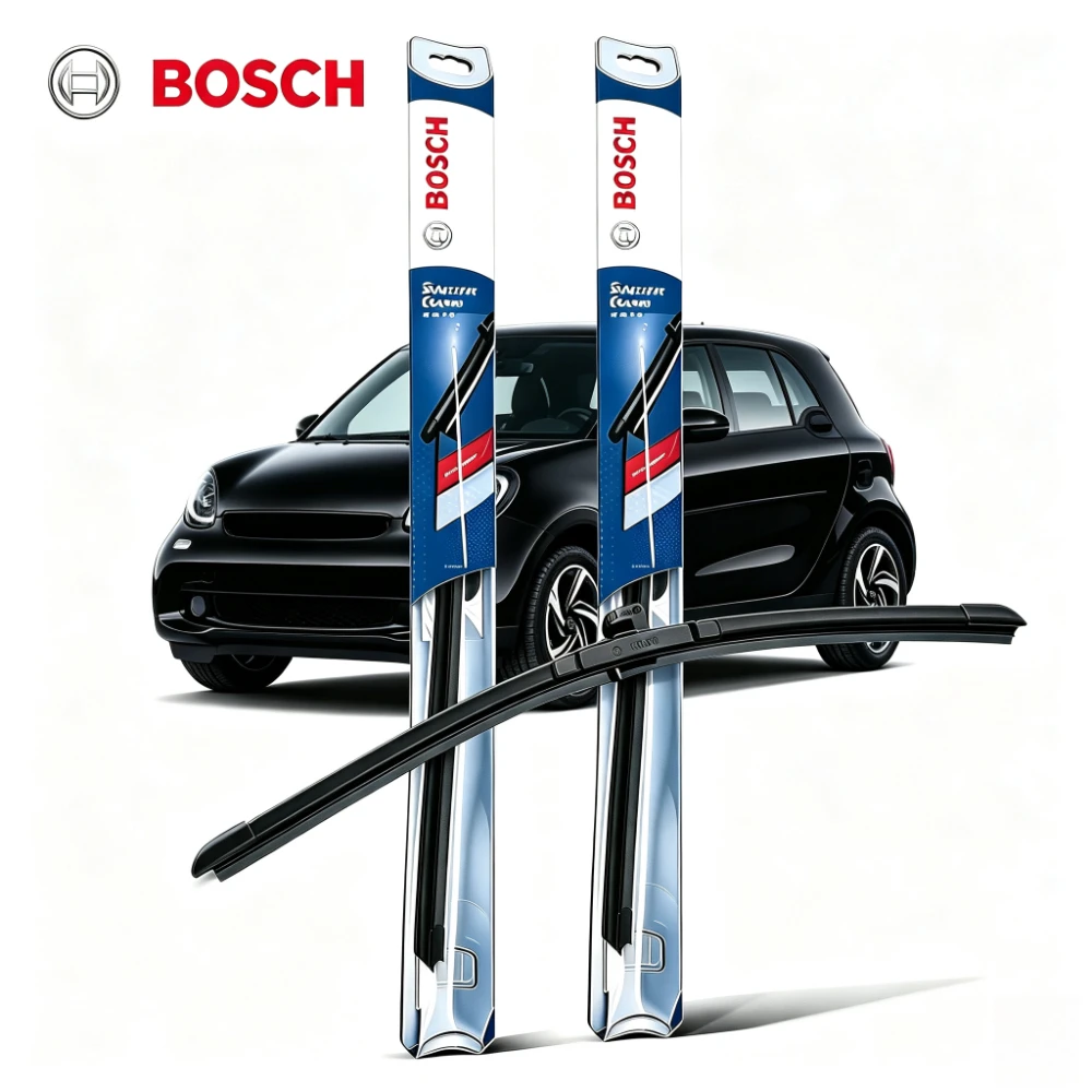 14''-26'' Bosch SMARTFIT Windscreen Wiper Blades Quiet Smooth Wiper Accessories Suit For smart Fortwo Coupe Fortwo Cabrio