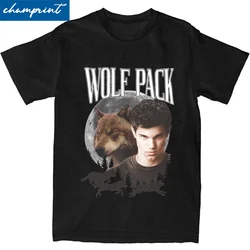 Streetwear The Twilight Saga Jacob Wolf Pack Tshirts Men's Cotton Short Sleeve O-neck Top Tee