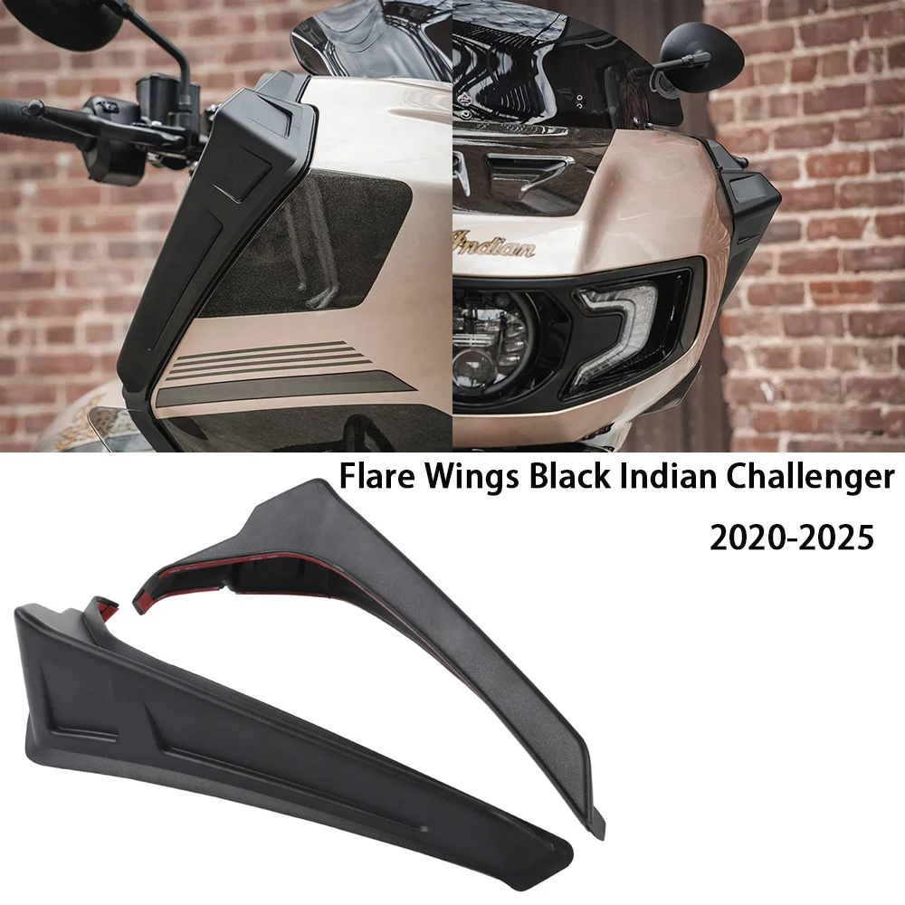 

NEW Motorcycle Fairing Side Wind Deflector Wind Deflector For Indian Challenger Pursuit Limited Dark Horse 112 PowerBand 2020-25
