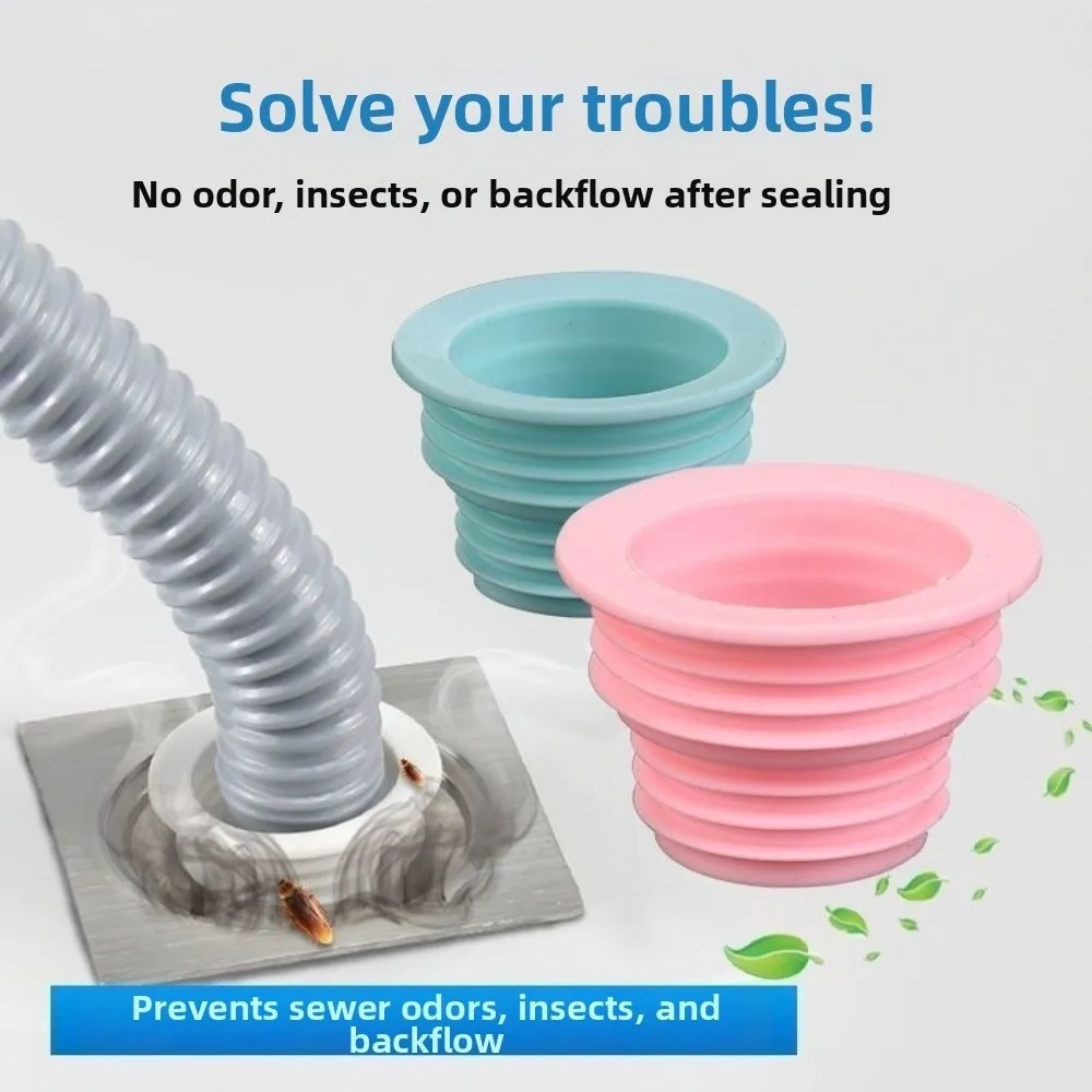 Rubber Material Leak-proof Sealing Gasket Sealing Ring Structure Deodorant Function Rubber Pipe Hose Seal Drain Plug